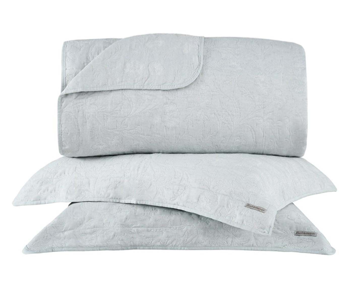 Jogo de Cobre-Leito Hanna Jacquard Verde - image 0