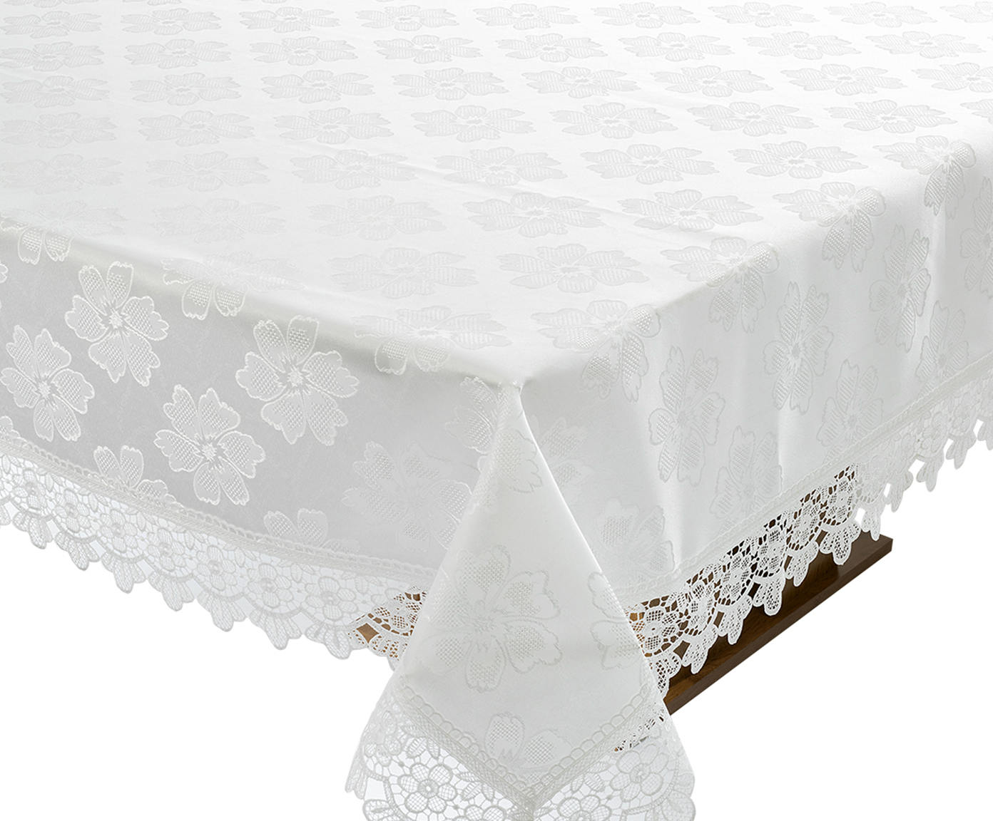 Toalha de Mesa Valentina Branco - image 1