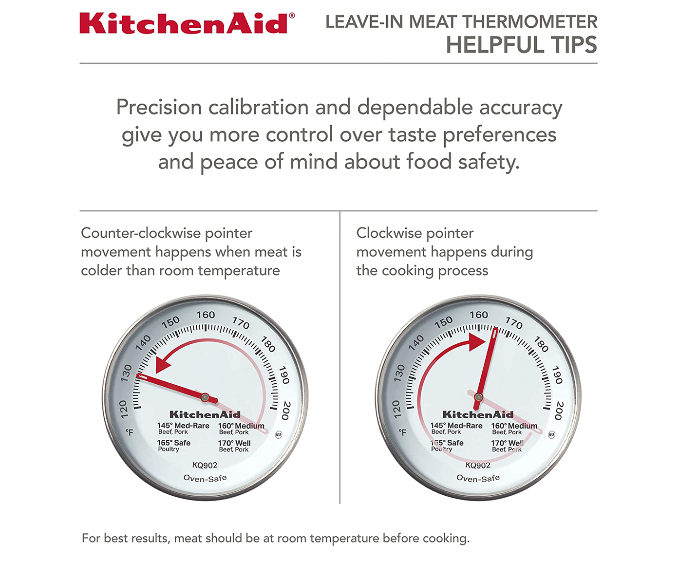 Termom&ecirc;tro Culin&aacute;rio em Inox KitchenAid image number 5