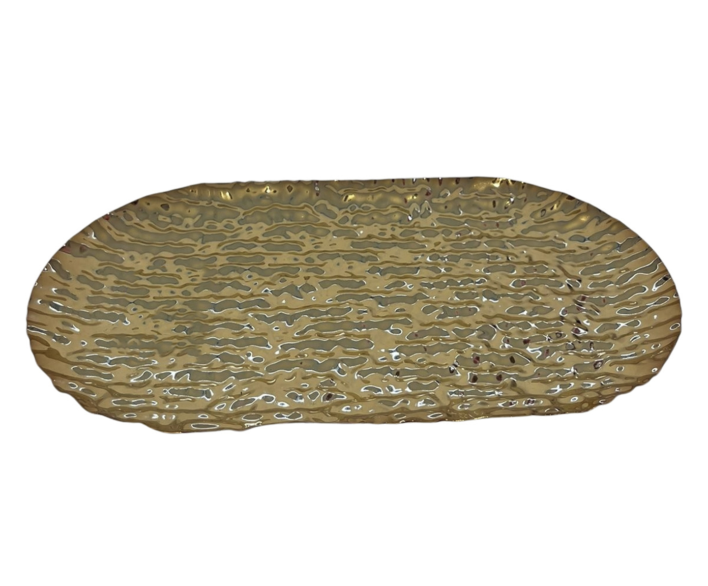 Bandeja Decorativa Brushed Gold M&eacute;dia - image 0