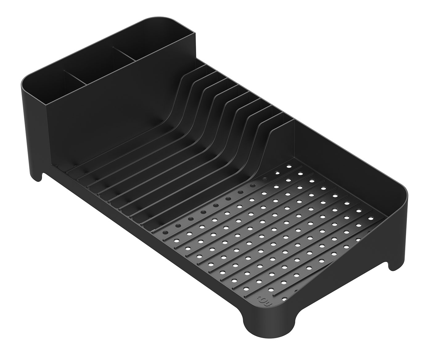 Escorredor de Loucas Trium Compact - Preto Fechado - image 0
