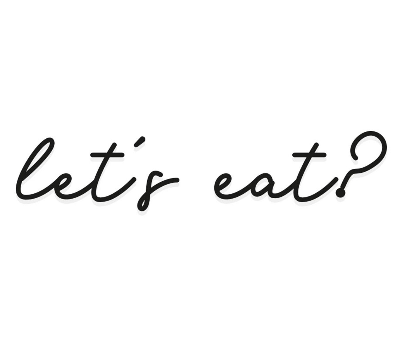 Adorno De Parede Lets Eat - image 0