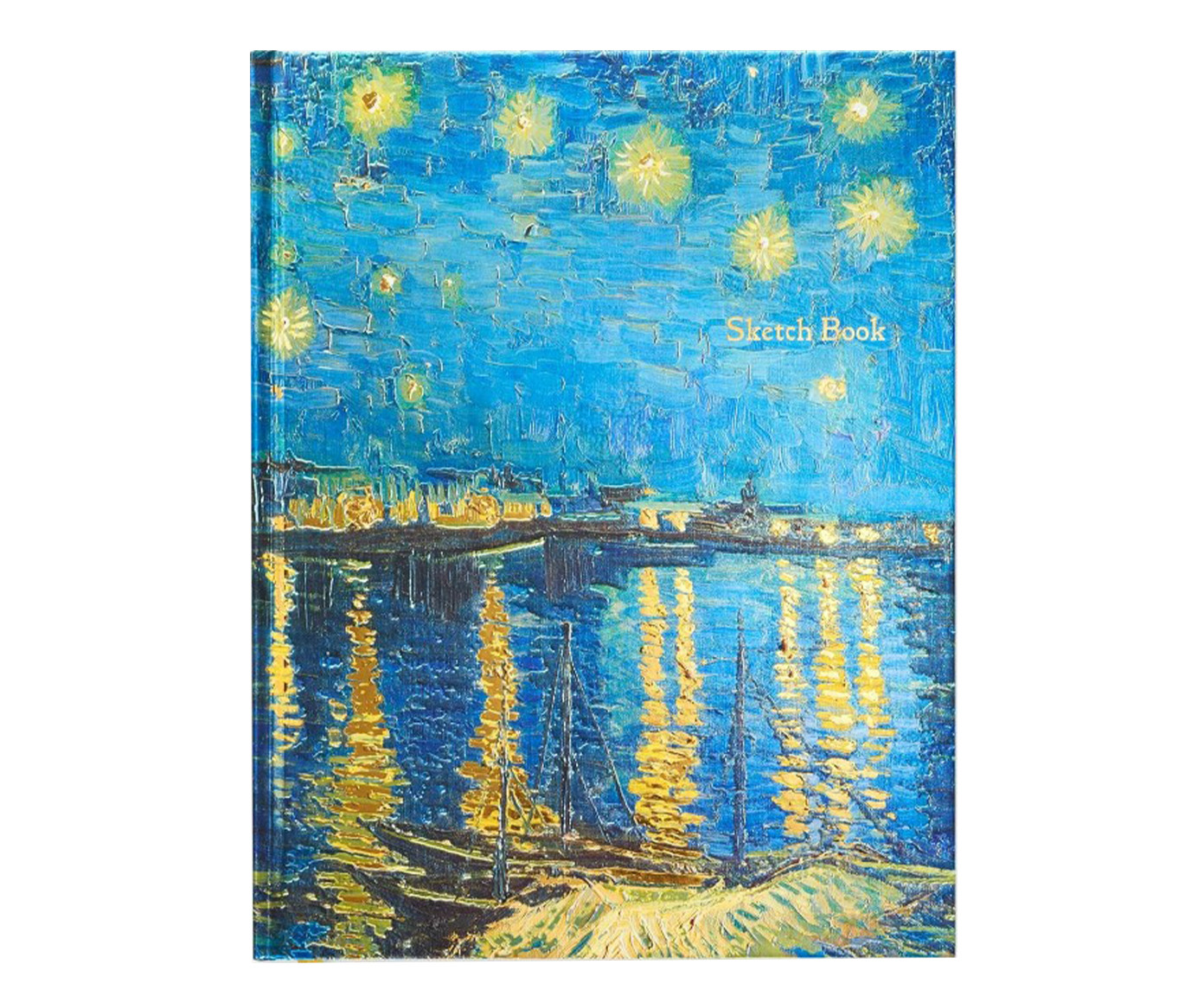 Livro "Sketch Book Vincent Van Gogh: Starry Night Over The Rh&ocirc;ne" - image 0