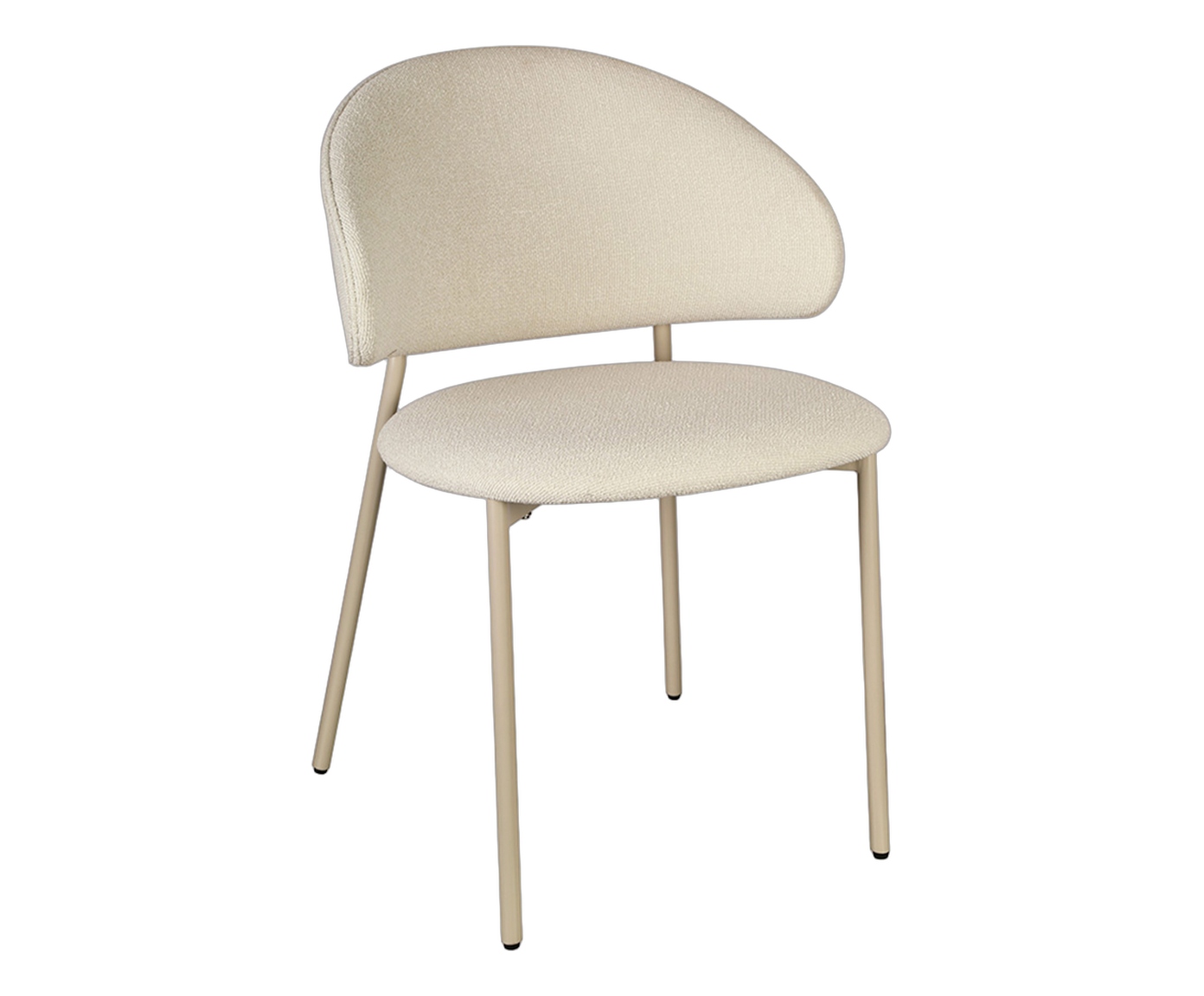 Cadeira Marisol Tecido Off White Base Areia - image 0