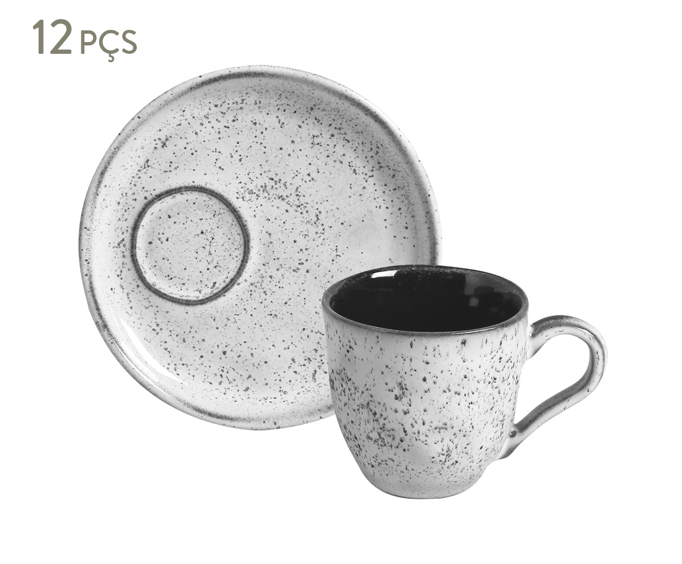 Jogo de X&iacute;caras para Caf&eacute; Descentralizado Bio Echo Branco - image 0