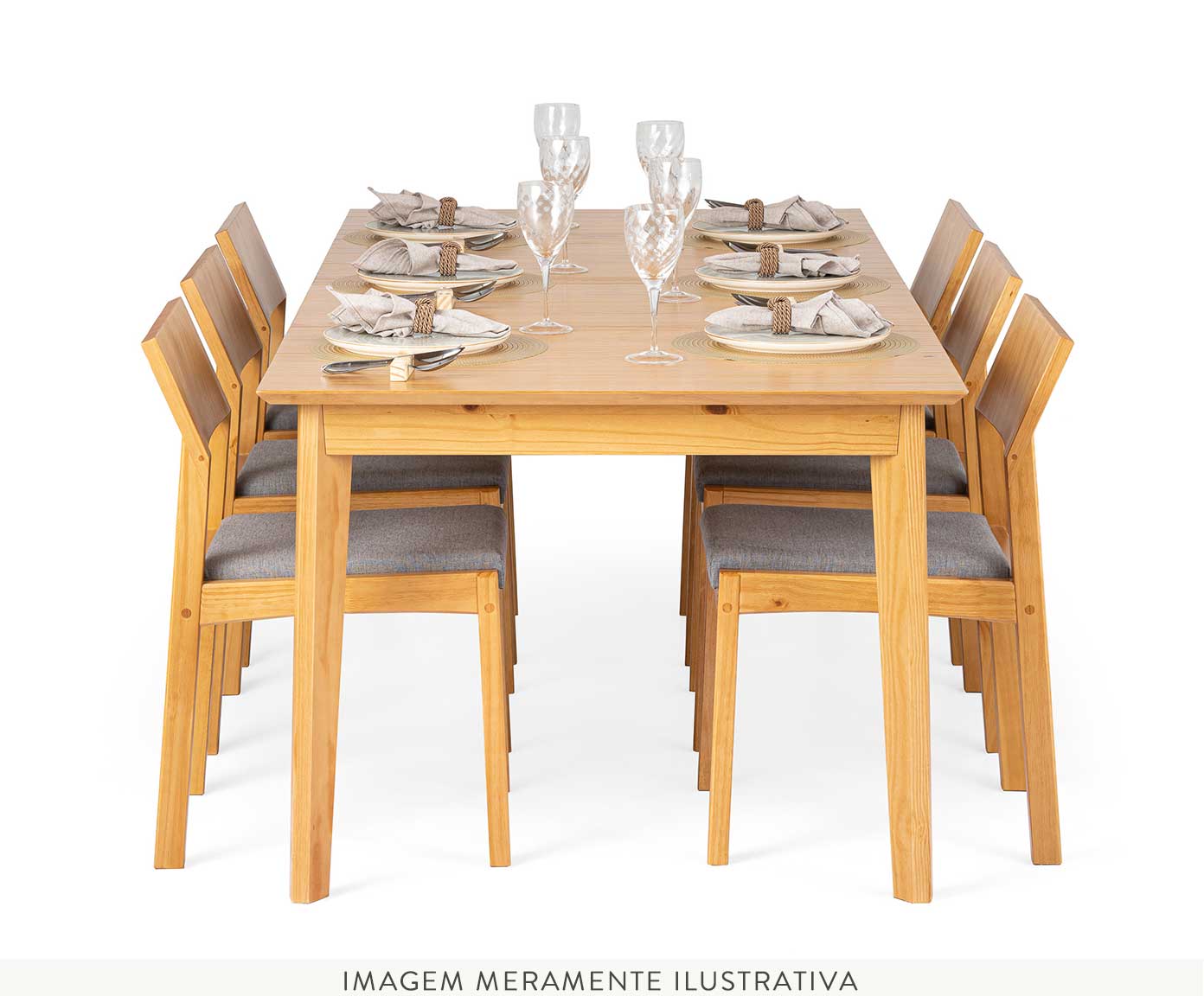 Mesa de Jantar Less Am&ecirc;ndoa image number 4