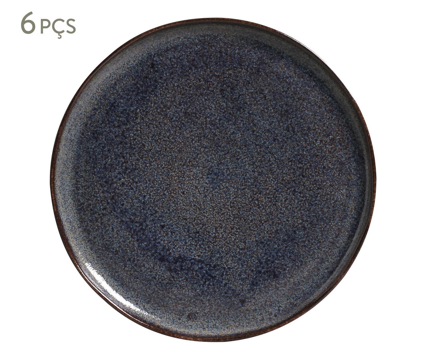 Jogo de Pratos Raso Bio Titanium Azul Escuro - image 0