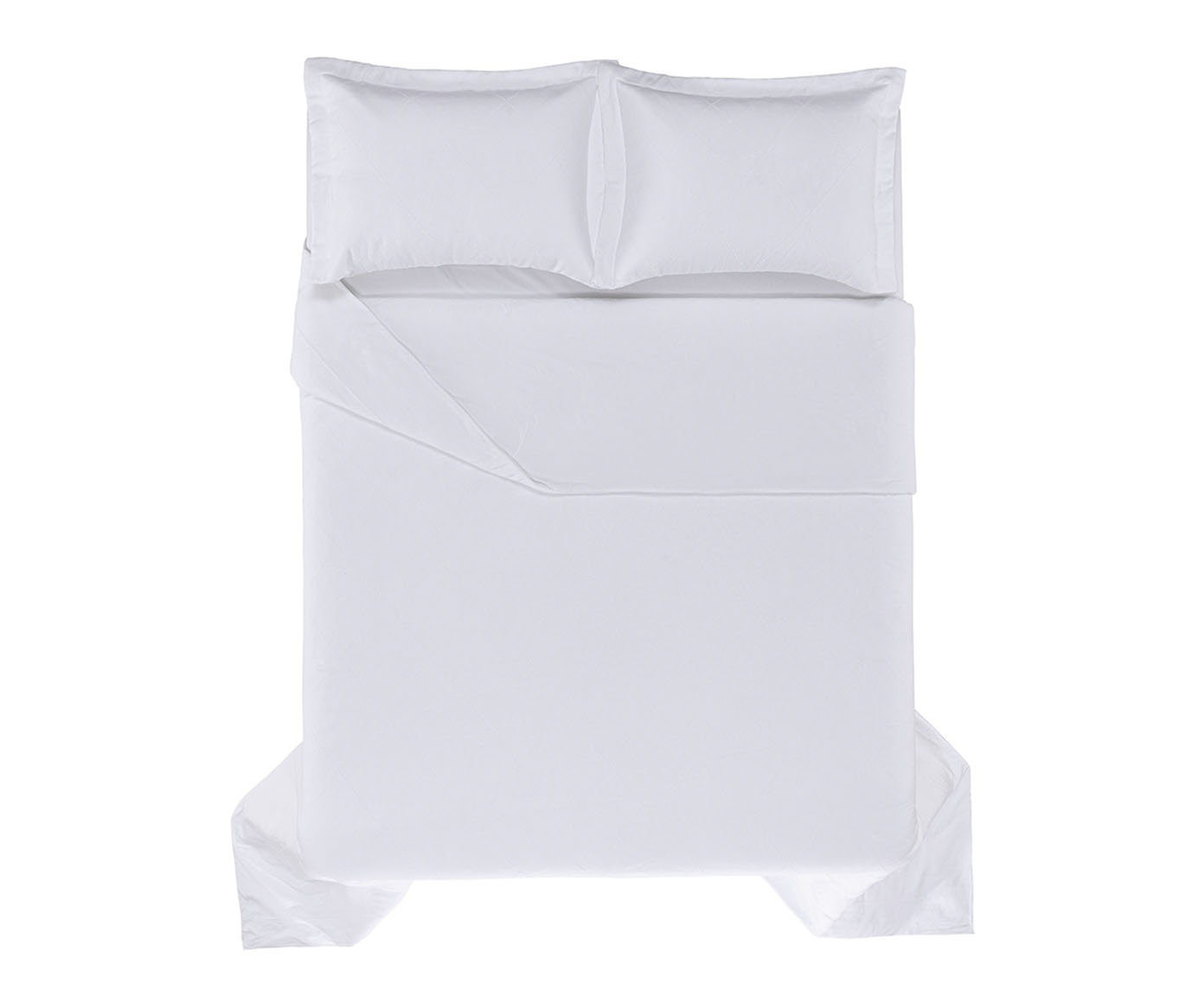 Jogo de Cobre-Leito Sovoire Branco 200 Fios - image 1