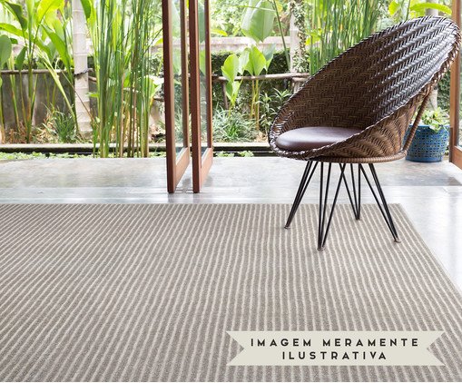 Tapete Debrum Chevron Prateado - image 1