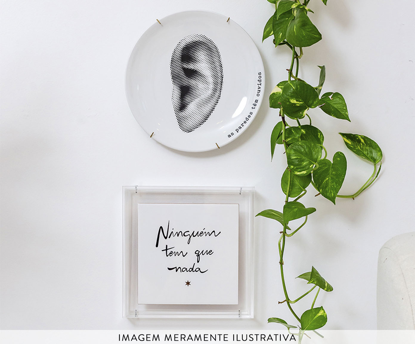 Acr&iacute;lico Decorativo Ningu&eacute;m Tem Que Nada - image 1