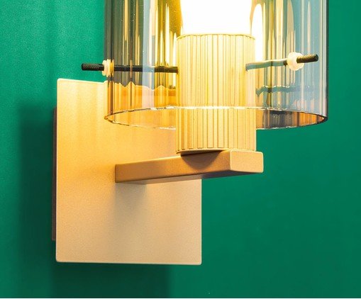 Arandela Orso Champanhe e Dourado image number 3