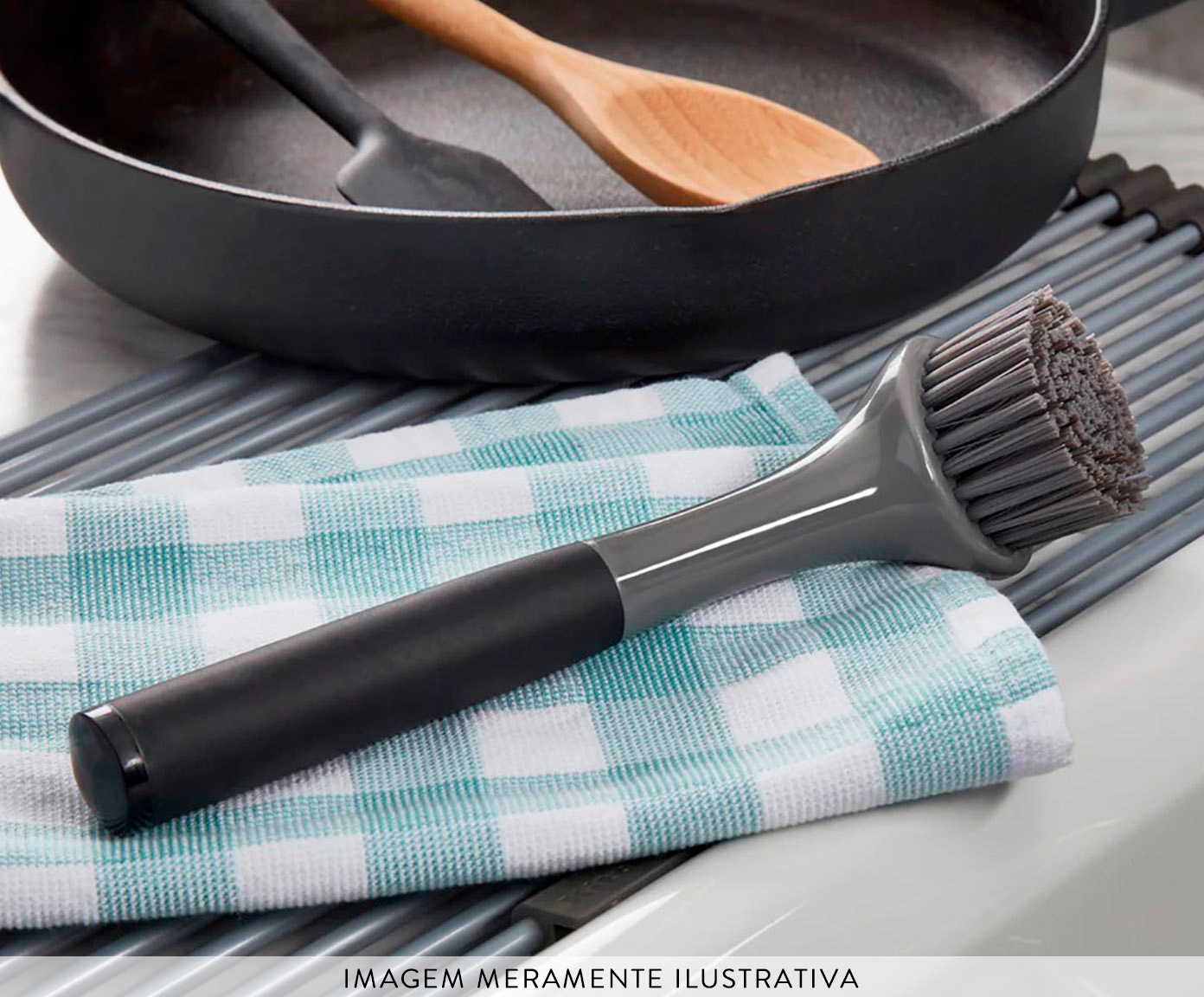 Escova para Limpeza de Lou&ccedil;a Multiuso Kitchenaid image number 5