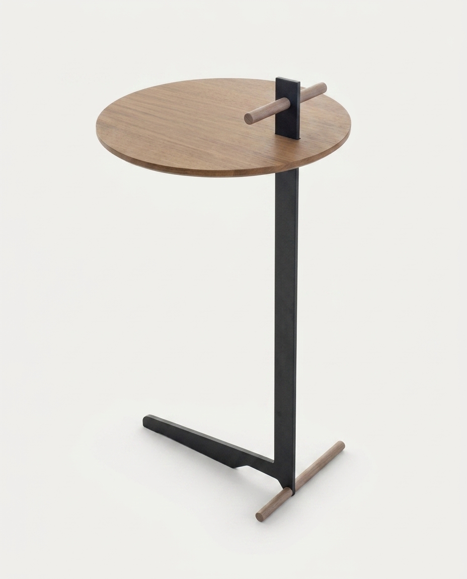 Mesa Lateral Bruto Castanho - image 1