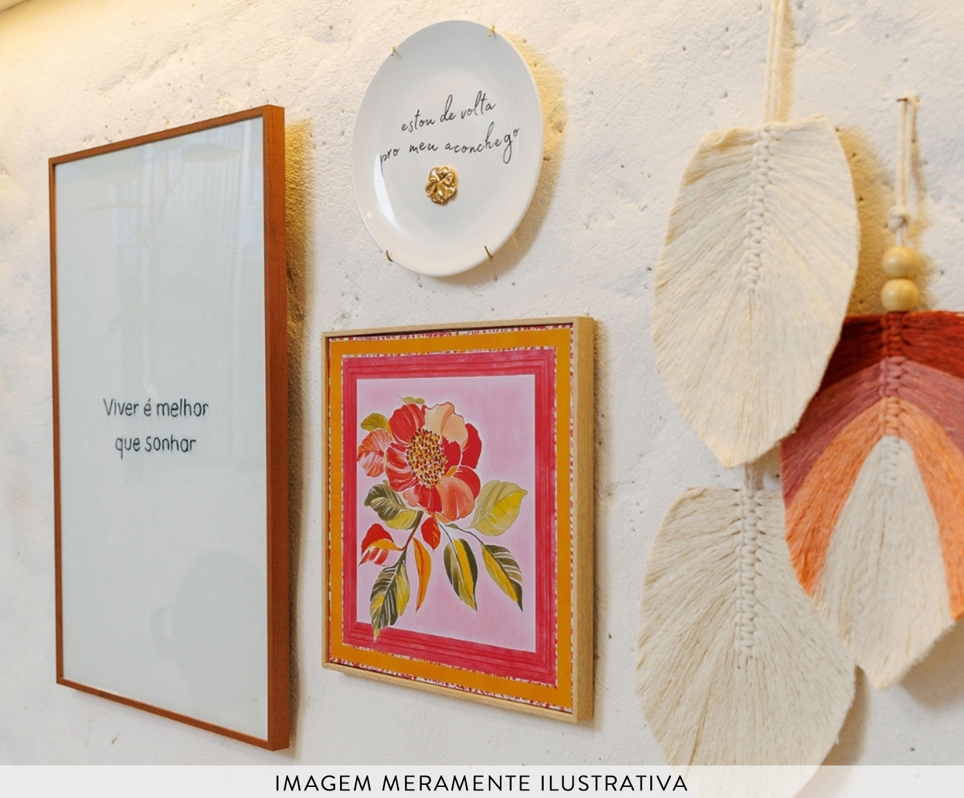 Quadro Floral Rosa - image 1