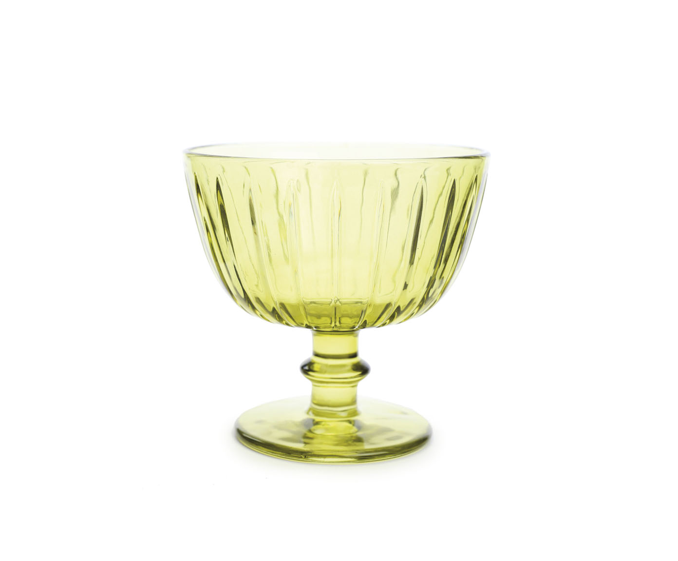 Jogo de Ta&ccedil;as Sobremesa Vidro Verde - 270ml - image 1