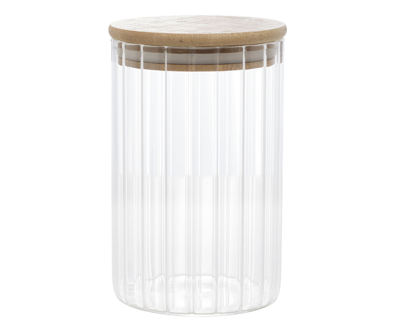 Porta-Mantimento com Tampa de Bambu - image 0