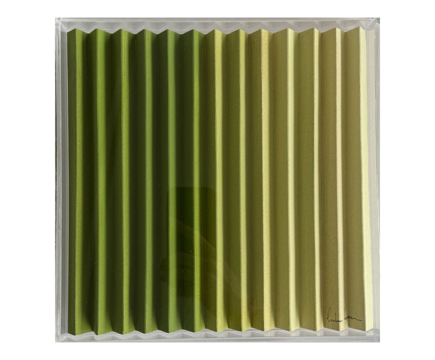 Quadro Degrad&ecirc; Pistache - image 1