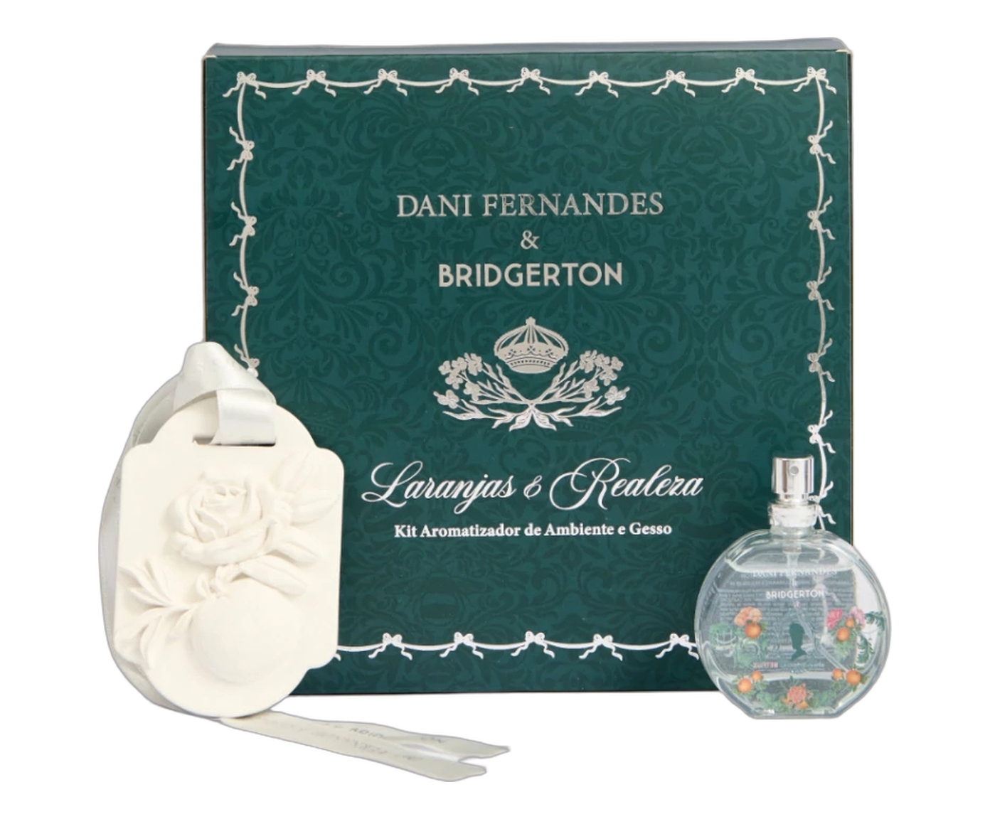 Jogo de Aromatizador e Gesso Laranjas e Realeza - image 0