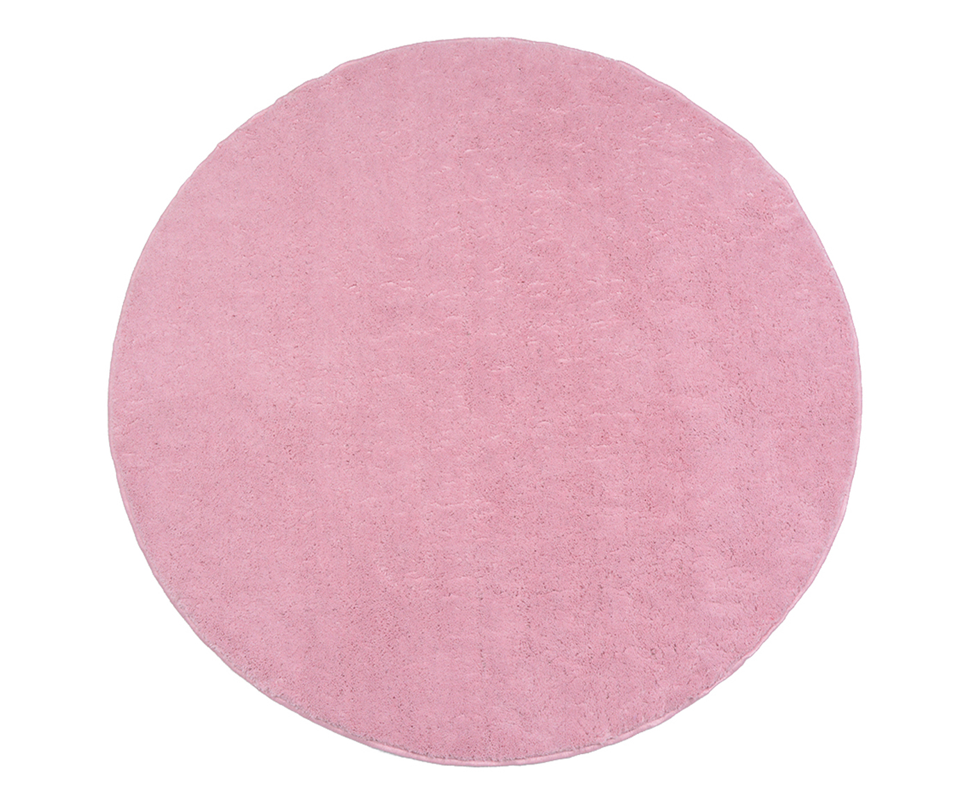 Tapete Redondo Shaggy Smooth Teen - Rosa image number 0