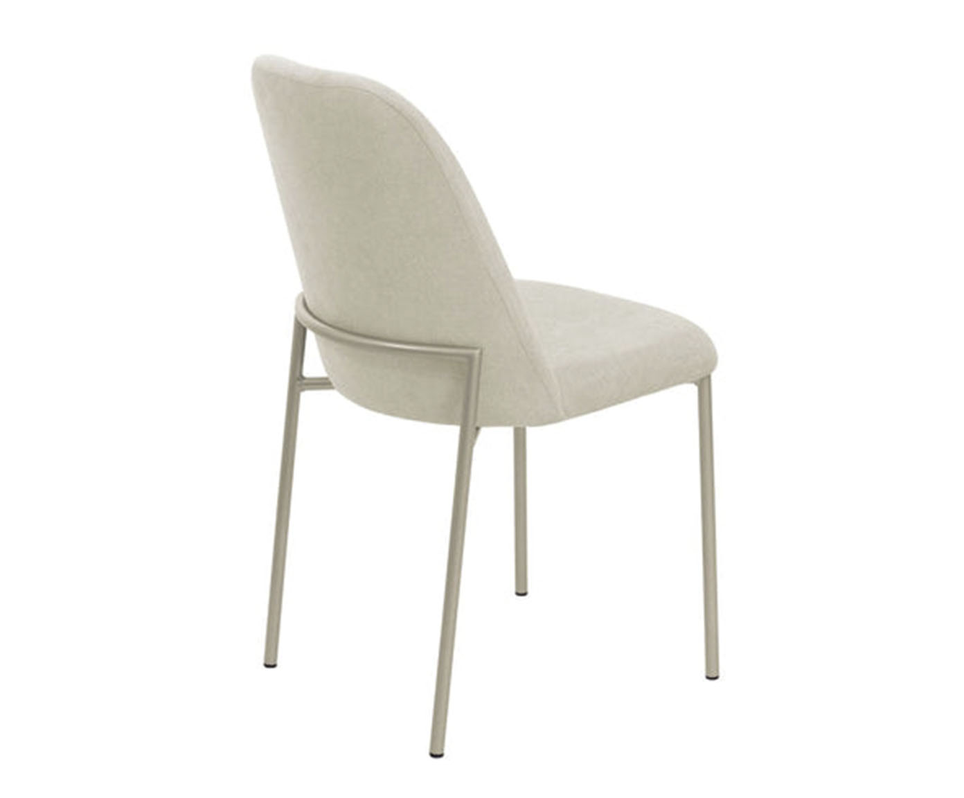 Conjunto de Cadeiras Lucille - Bege Soft Palha e Champanhe - image 1