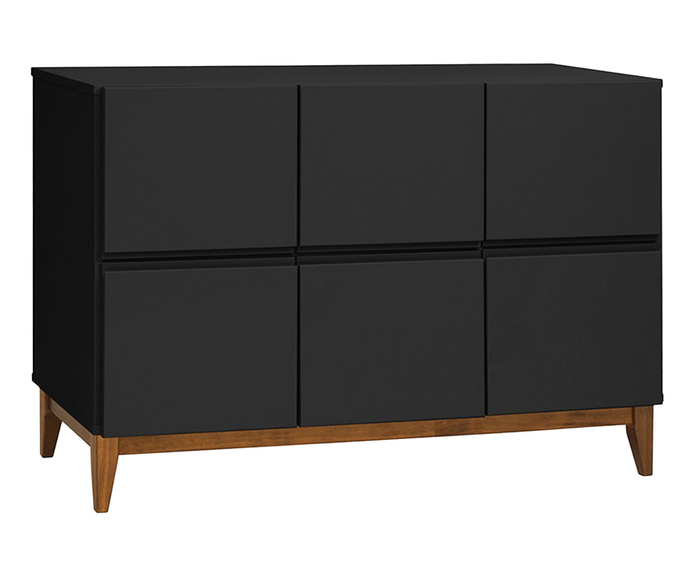 Buffet 6 Portas Home Preto - image 0