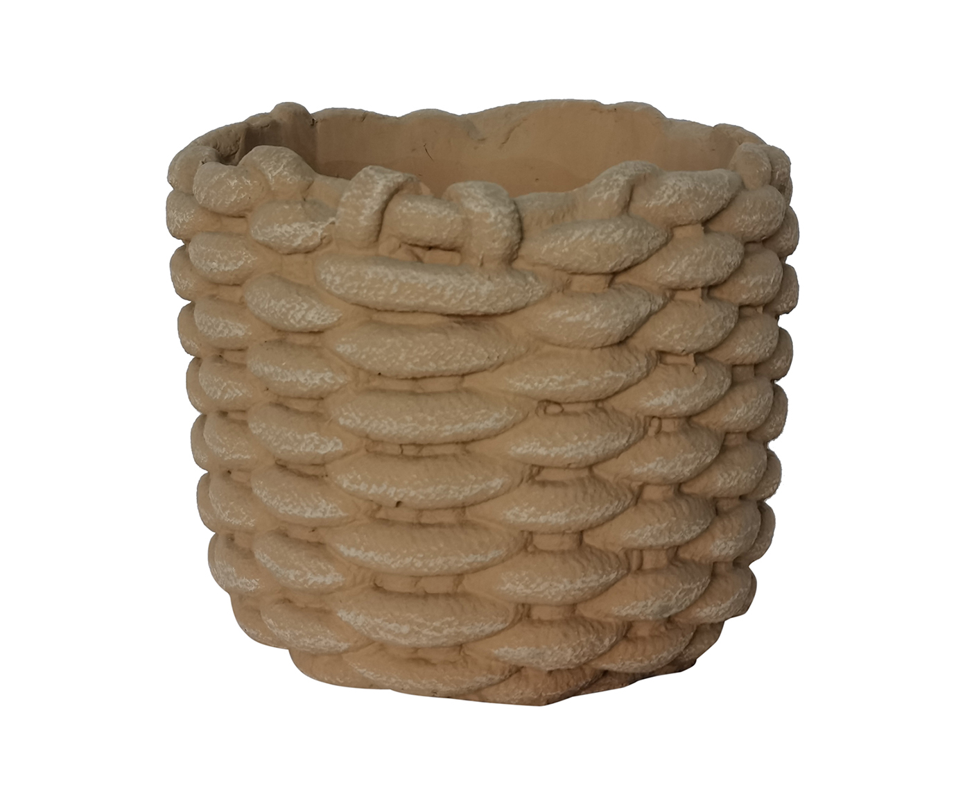Cachepot Haar Bege - image 0