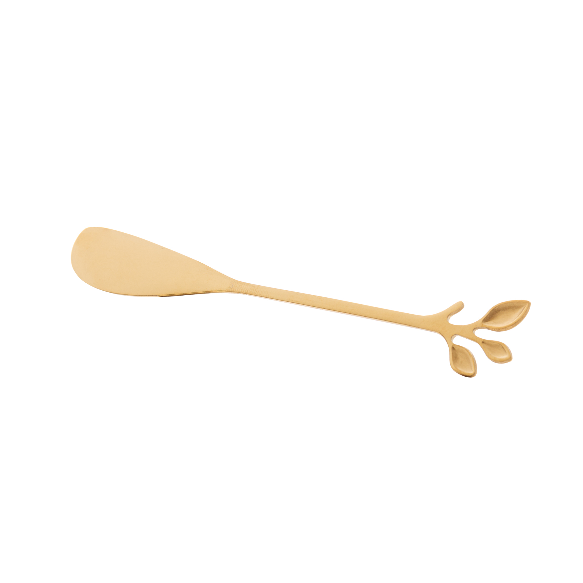 Jogo de Talheres em Inox Leaves Dourado image number 2