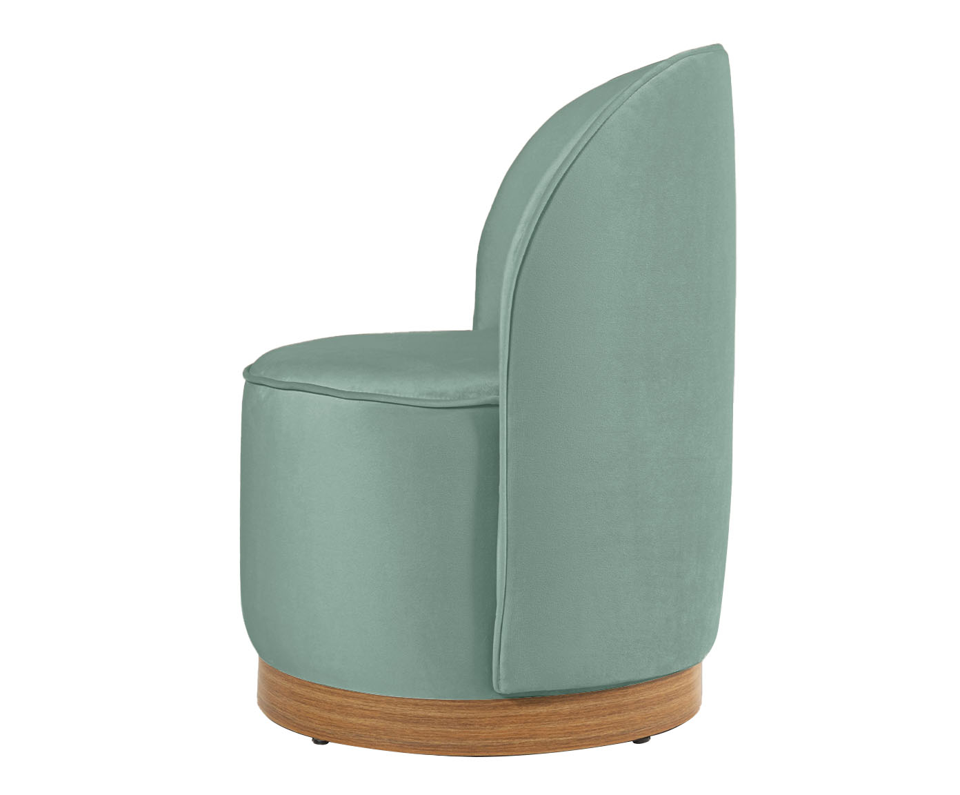 Poltrona em Veludo Harlow Verde Menta image number 5
