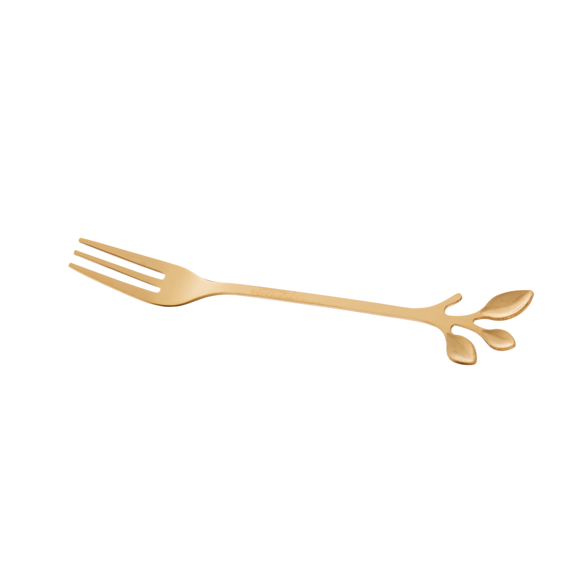 Jogo de Talheres em Inox Leaves Dourado - image 1