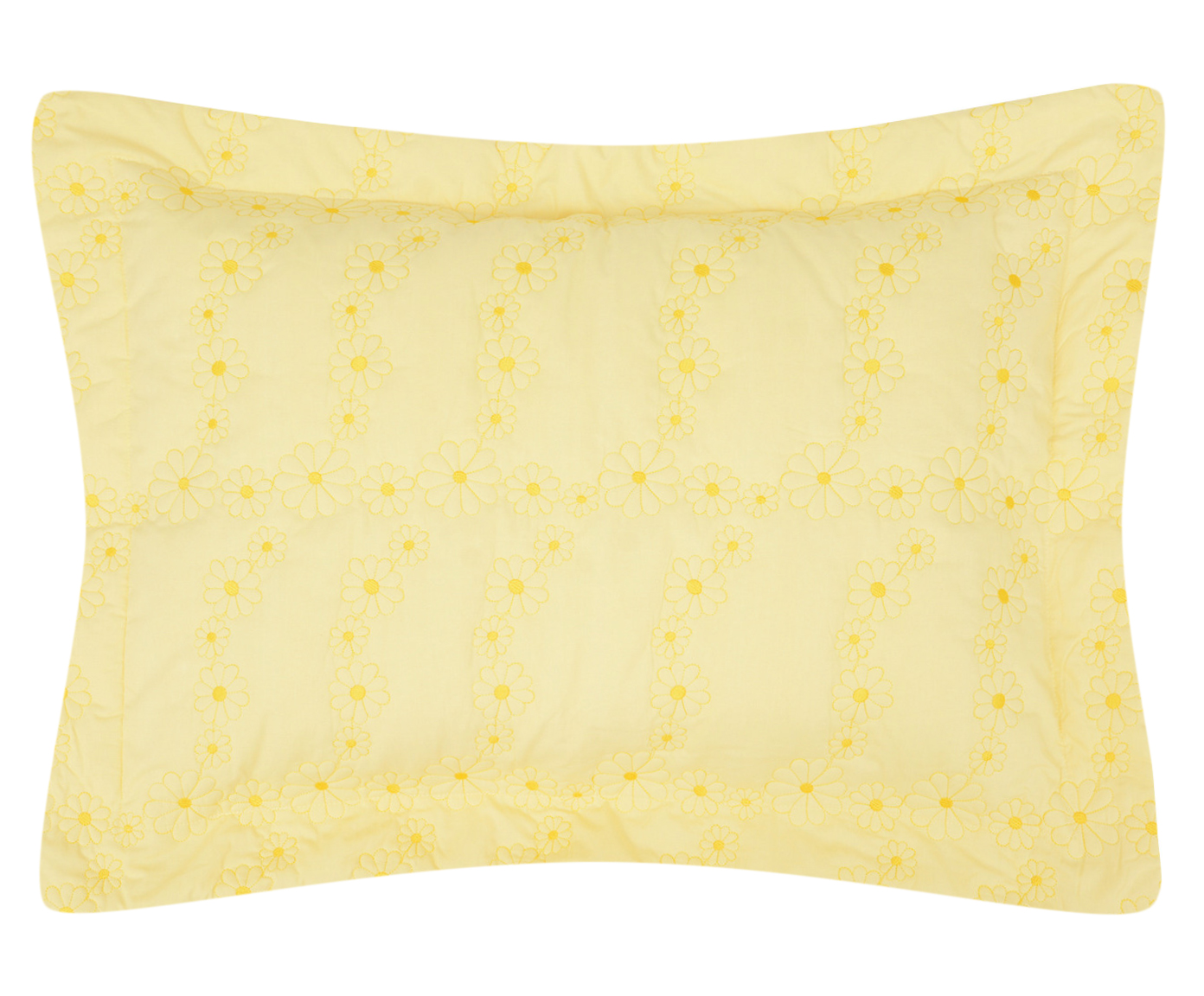 Jogo de Cobre-Leito com Bordado Nuance Amarelo 200 Fios King Size image number 2