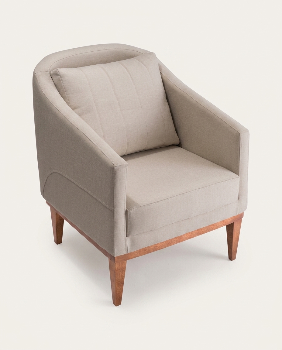 Poltrona Agatha Natural Bege image number 5